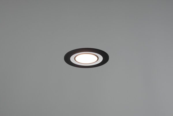 Trio 652510132 Core Led zápustné svítidlo | Teplá bílá | Černá | 5W
