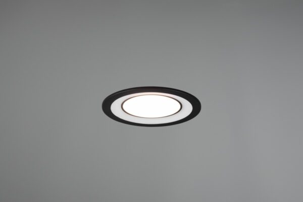 Trio 652610132 Core Led zápustné svítidlo | Teplá bílá | Černá | 10W
