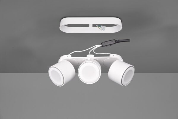 Trio 652910331 Taurus LED bodové svítidlo | Teplá bílá | 3W | Bílá