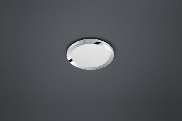 Trio 656411506 Cesar LED Přisazené stropní svítidlo | Teplá bílá | 15W | Chrom | Kov