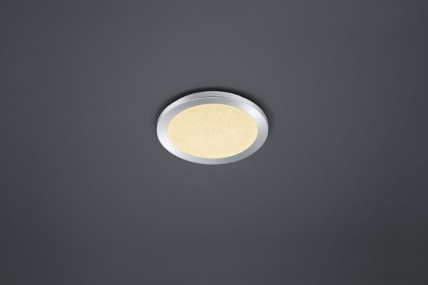 Trio 656411506 Cesar LED Přisazené stropní svítidlo | Teplá bílá | 15W | Chrom | Kov