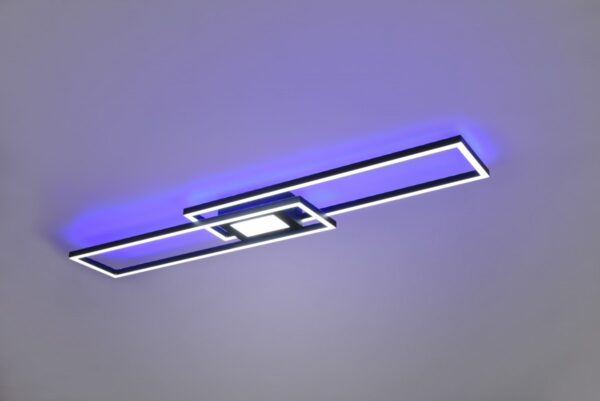 Trio 670710532 Ganado LED Přisazené stropní svítidlo | RGB | Teplá bílá | Černá | 37W
