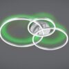 Trio 670810607 Winona LED Přisazené stropní svítidlo | RGB | Teplá bílá | Variabilní | Kov | Nikl