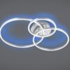 Trio 670810607 Winona LED Přisazené stropní svítidlo | RGB | Teplá bílá | Variabilní | Kov | Nikl