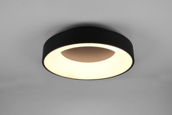 Trio 671210132 Girona LED Přisazené stropní svítidlo | Teplá bílá | Černá | 27W