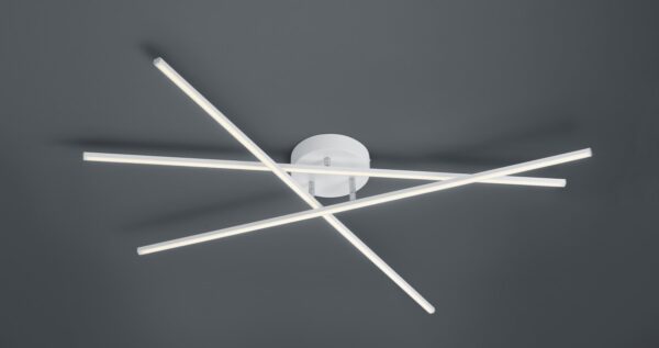 Trio 671610331 Tiriac LED stropní svítidlo | Teplá bílá | 3x8W | Bílá