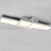 Trio 672110505 Charleston LED Přisazené stropní svítidlo | Teplá bílá | Kov | 21W