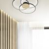 Trio 673210332 Sedona LED stropní svítidlo | Teplá bílá | 40=3600lmW | Černá
