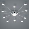 Trio 673311306 Rum LED Přisazené stropní svítidlo | Variabilní | Chrom | Kov | 12x2,1W6,6W