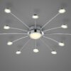 Trio 673311306 Rum LED Přisazené stropní svítidlo | Variabilní | Chrom | Kov | 12x2,1W6,6W