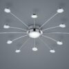 Trio 673311306 Rum LED Přisazené stropní svítidlo | Variabilní | Chrom | Kov | 12x2,1W6,6W