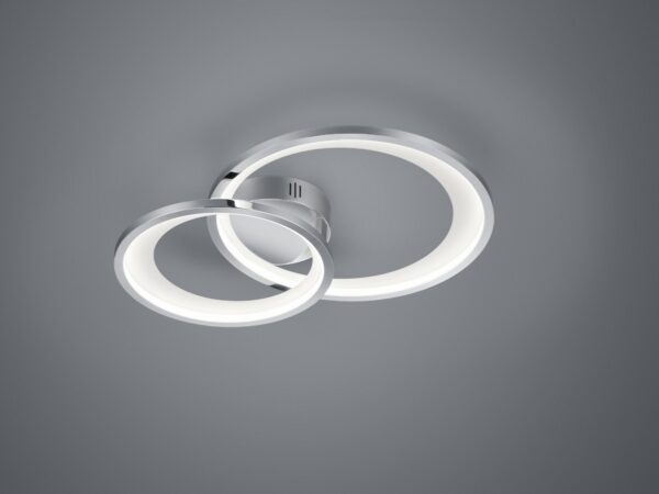 Trio 673810206 Granada LED stropní svítidlo | Teplá bílá | Chrom | Kov | 29W