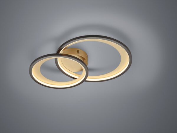 Trio 673810232 Granada LED stropní svítidlo | Teplá bílá | 29=2650lmW | Černá