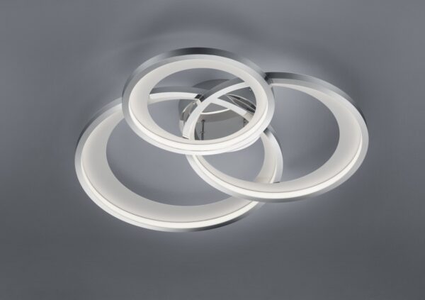 Trio 673810306 Granada LED Přisazené stropní svítidlo | Teplá bílá | Chrom | Kov | 36W