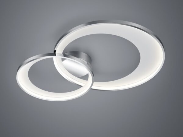 Trio 673890206 Granada LED stropní svítidlo | Teplá bílá | Chrom | Kov | 36W