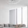 Trio 673916007 Gale LED Přisazené stropní svítidlo | Teplá bílá | Kov | Nikl | 38W