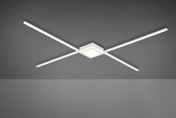 Trio 674410331 Oxford LED stropní svítidlo | Teplá bílá | 27W | Bílá
