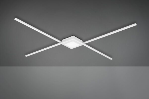 Trio 674410331 Oxford LED stropní svítidlo | Teplá bílá | 27W | Bílá