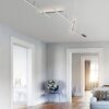 Trio 674610707 Indira LED Přisazený lustr | Teplá bílá | 20W | Kov | Nikl