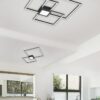 Trio 676210442 Hydra LED stropní svítidlo | Teplá bílá | 38=4000lmW | Černá