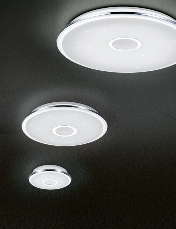 Trio 678710006 Osaka LED stropní svítidlo | Variabilní | 100W | Chrom | Kov