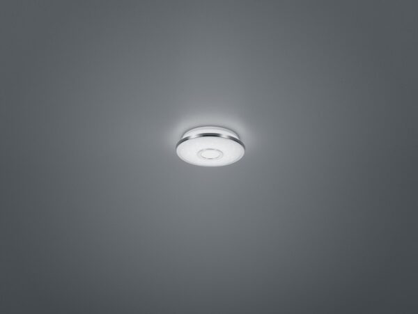 Trio 678711206 Osaka LED Přisazené stropní svítidlo | Teplá bílá | 12W | Chrom | Kov