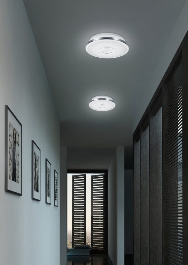 Trio 678713006 Osaka LED Přisazené stropní svítidlo | Variabilní | 30W | Chrom | Kov