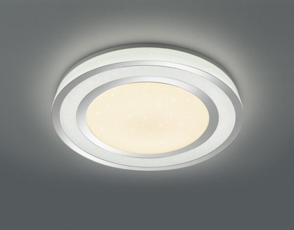Trio 679210106 LED Přisazené stropní svítidlo | Variabilní | 45=4000lmW | Chrom | Kov