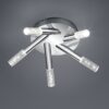 Trio 682410506 Bolsa LED stropní svítidlo | Teplá bílá | 5x3W | Chrom | Kov
