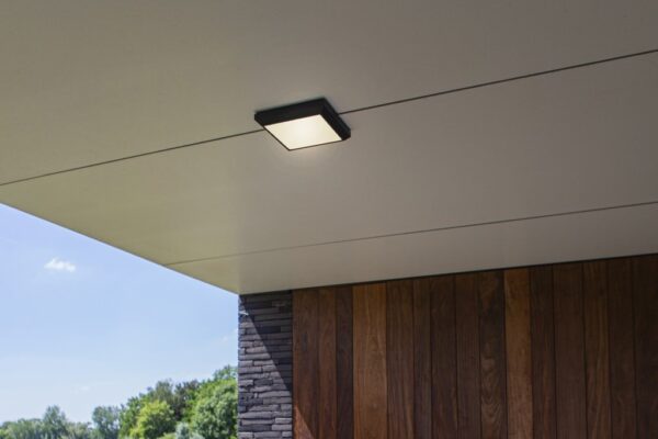 Lutec 5102101118 Helena LED Nástěnné venkovní světlo | Přírodní bílá | Šedá | 21,5W | 4000 K