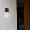 Lutec 5104001118 Gemini LED Nástěnné venkovní světlo | Neutrální bílá | Šedá | 9,5W | 4000 K