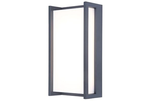 Lutec 5193013118 Qubo LED Nástěnné venkovní světlo | neutrální bílá | Šedá | 17,3W | 4000 K