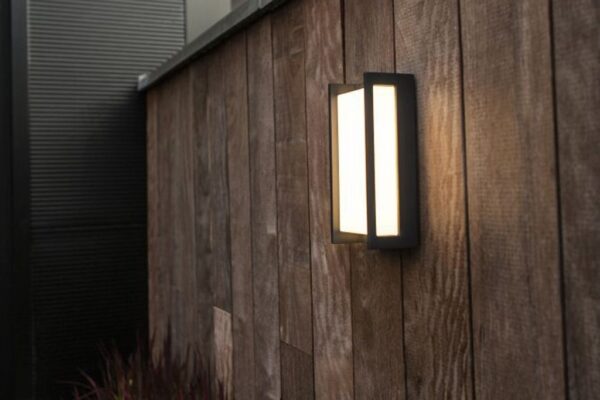 Lutec 5193013118 Qubo LED Nástěnné venkovní světlo | neutrální bílá | Šedá | 17,3W | 4000 K