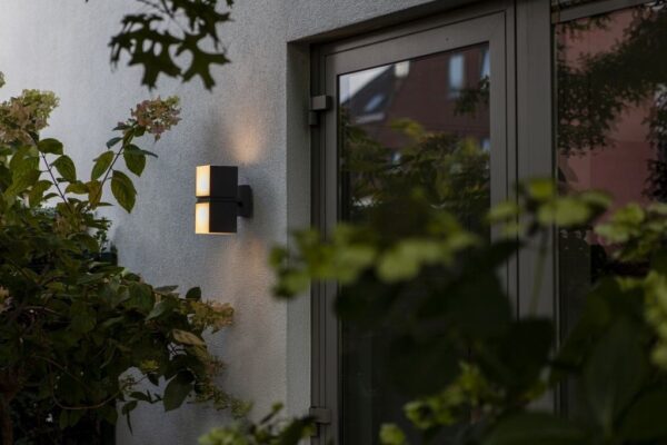 Lutec 5193801012 Cuba LED Nástěnné venkovní světlo | Teplá bílá | Černá | 24,4W | 3000 K
