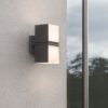 Lutec 5193808118 Cuba LED Nástěnné venkovní světlo | Přírodní bílá | Šedá | 24,4W | 4000 K