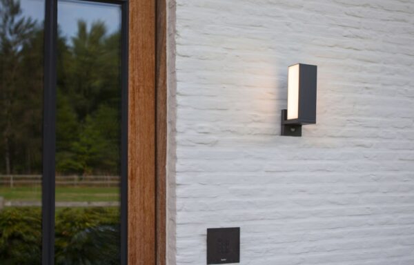 Lutec 5193810118 Cuba LED Nástěnné venkovní světlo | Variabilní | 14W | Šedá | 2700 - 6500 K