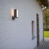 Lutec 5193810118 Cuba LED Nástěnné venkovní světlo | Variabilní | 14W | Šedá | 2700 - 6500 K