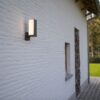 Lutec 5193810118 Cuba LED Nástěnné venkovní světlo | Variabilní | 14W | Šedá | 2700 - 6500 K