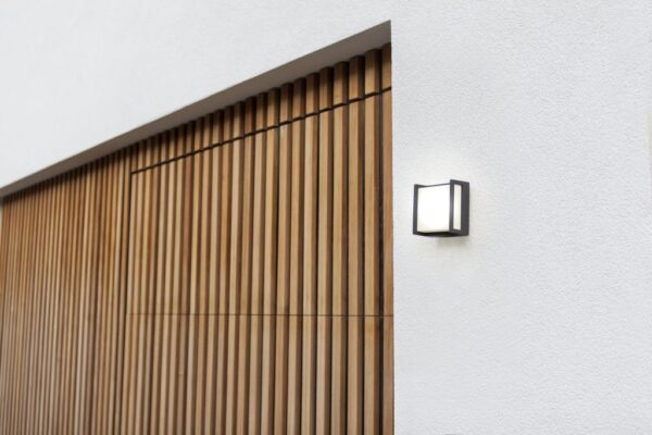 Lutec 5195404118 Qubo LED Nástěnné venkovní světlo | přírodní bílá bílá | Šedá | 9,5W | 4000 K