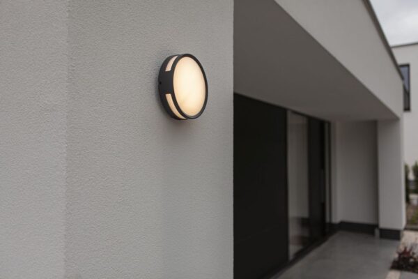 Lutec 6382201012 LED Nástěnné venkovní světlo | Teplá bílá | Černá | 13W |  3000 K