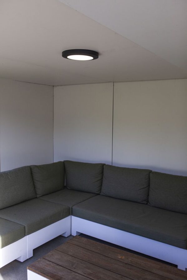 Lutec 6392202457 Kayah LED Stropní venkovní světlo | Teplá bílá | Šedá | 16,5W