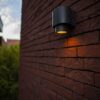 Lutec 6604001118 Cypres LED Nástěnné venkovní světlo | Šedá | 7W
