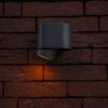 Lutec 6604001118 Cypres LED Nástěnné venkovní světlo | Šedá | 7W