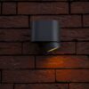 Lutec 6604001118 Cypres LED Nástěnné venkovní světlo | Šedá | 7W