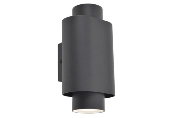 Lutec 6604002118 Cypres LED Nástěnné venkovní světlo | Šedá | 2x7W
