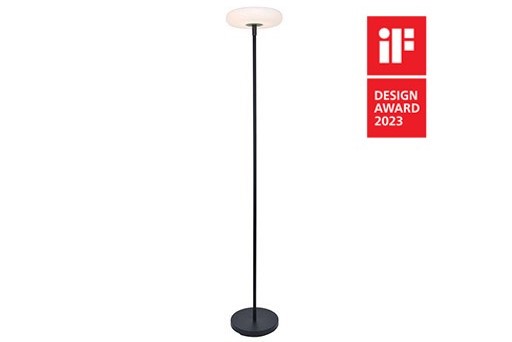 Lutec 6910901012 Pops LED stojací lampa | Teplá bílá | Černá | 5,1W