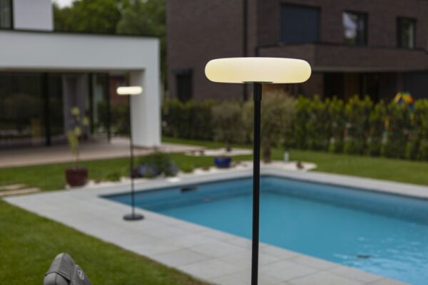Lutec 6910901012 Pops LED stojací lampa | Teplá bílá | Černá | 5,1W