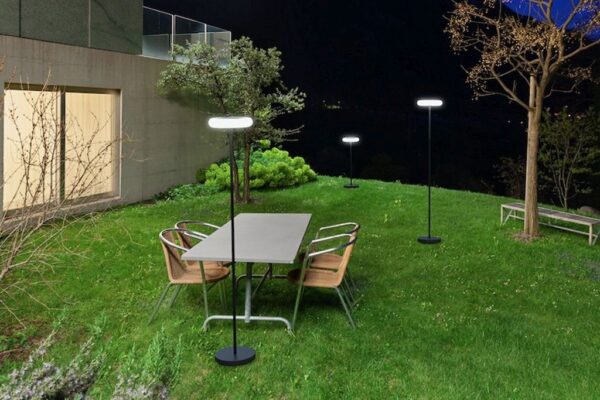 Lutec 6910901012 Pops LED stojací lampa | Teplá bílá | Černá | 5,1W