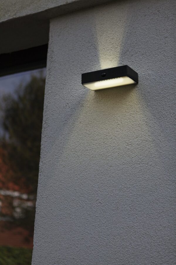 Lutec 6939501330 Fadi LED Nástěnné venkovní světlo | Variabilní | Černá | 5W
