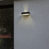Lutec 6939501330 Fadi LED Nástěnné venkovní světlo | Variabilní | Černá | 5W